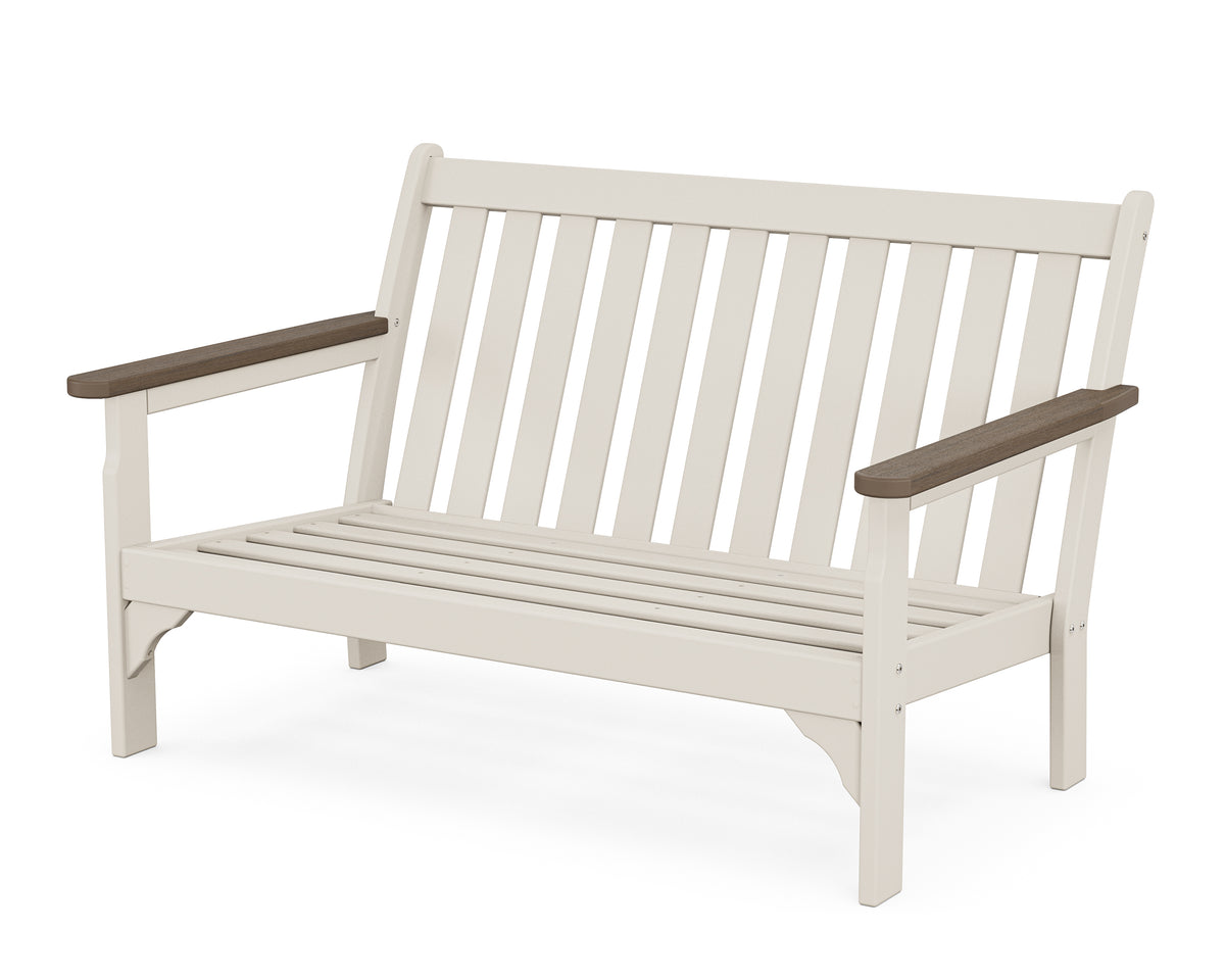POLYWOOD Vineyard Loveseat Frame in Sand / Kona