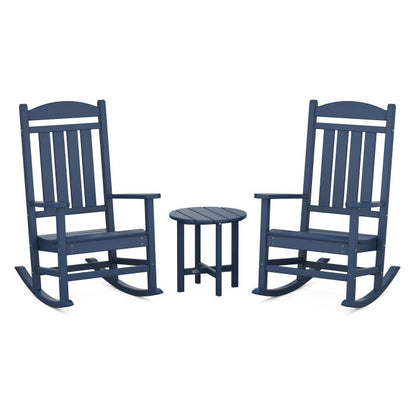 Presidential 3-Piece Rocker Set with Round Side Table