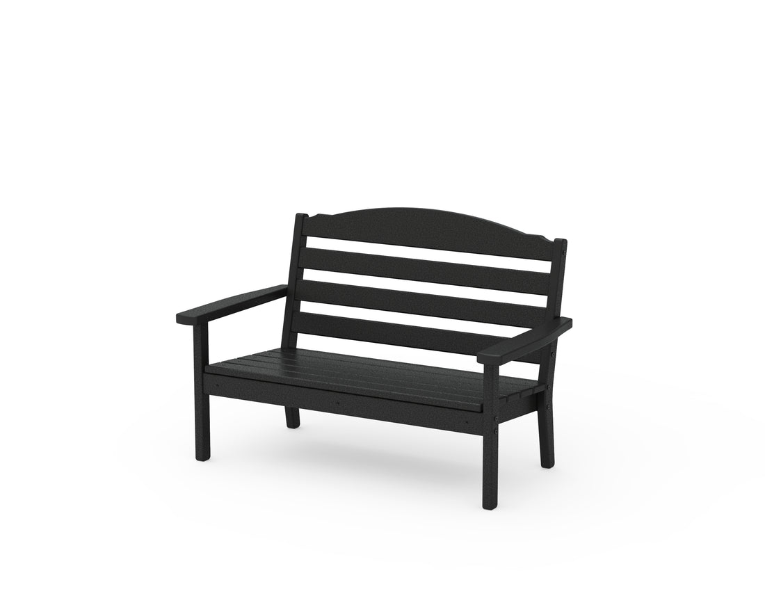 POLYWOOD Savannah Kids Bench in Black