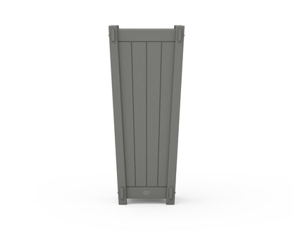 POLYWOOD Vineyard Tapered Square Tall Planter Box angle view
