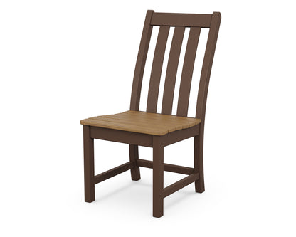 POLYWOOD Vineyard Dining Side Chair in Mahogany / Natural