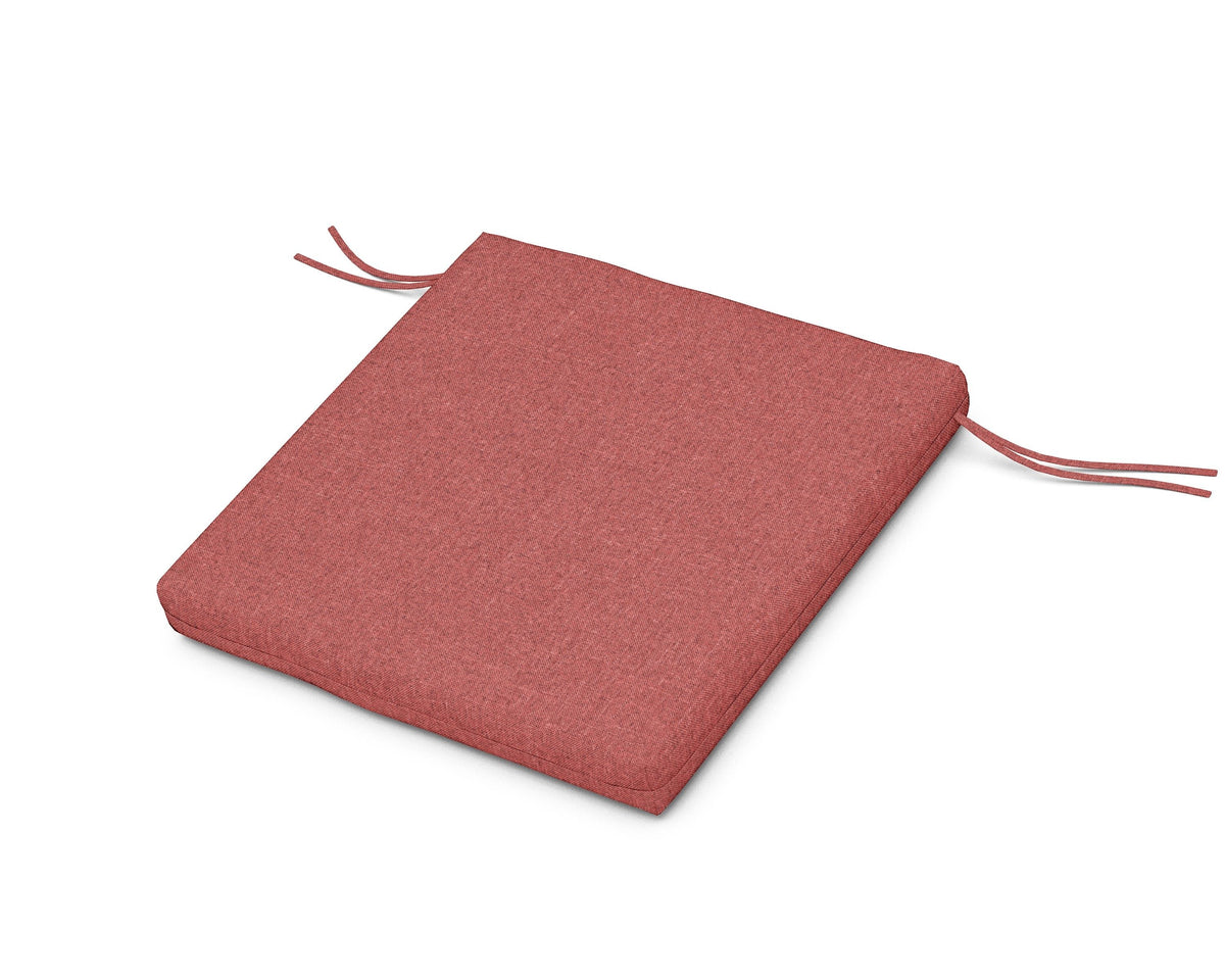 POLYWOOD 20” x 20” Seat Cushion in Silver Garnet