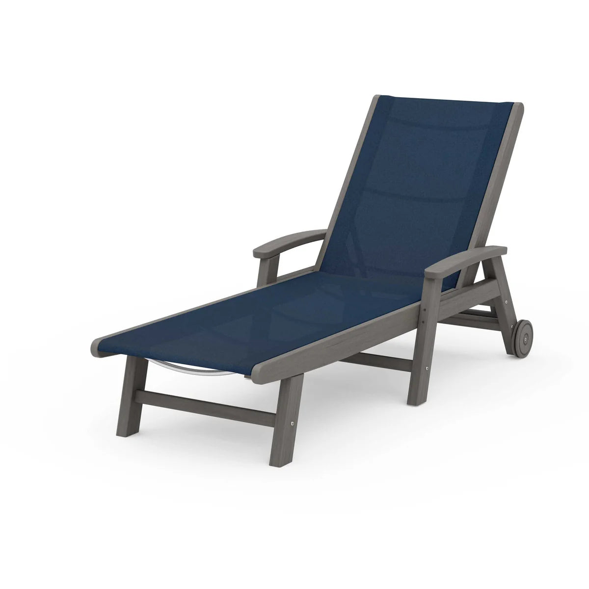 POLYWOOD Coastal Chaise with Wheels