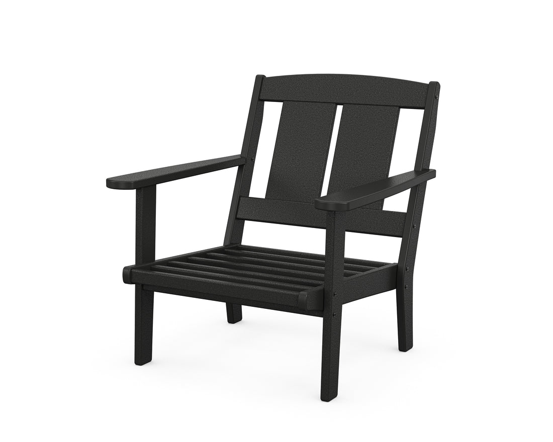 POLYWOOD Mission Deep Seating Chair Frame in Black