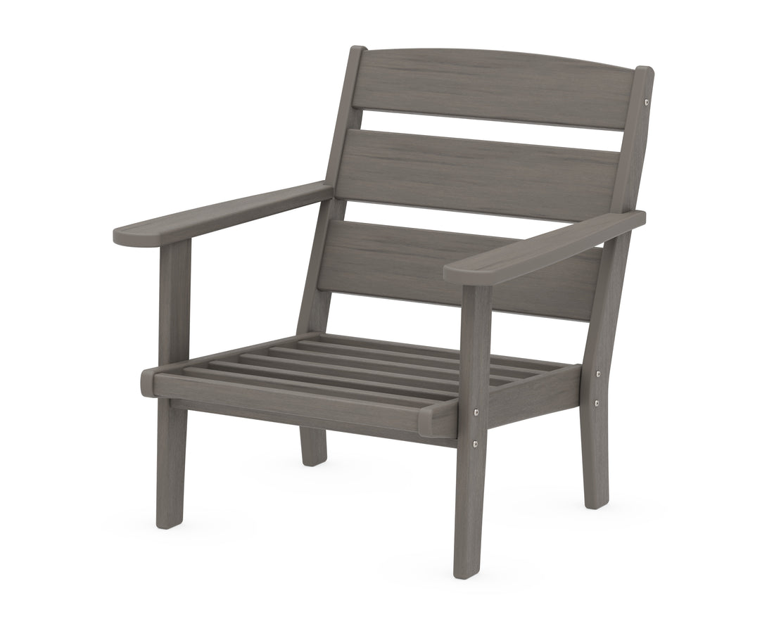 POLYWOOD Lakeside Deep Seating Chair Frame in Driftwood