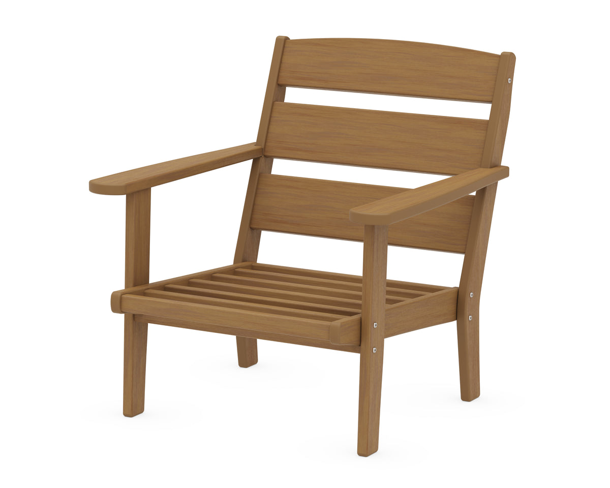 POLYWOOD Lakeside Deep Seating Chair Frame in Natural