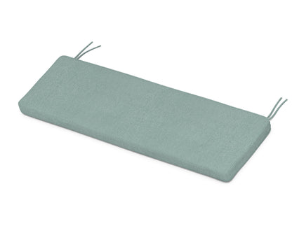 POLYWOOD Chinoiserie 60" Bench Seat Cushion in Glacier Spa