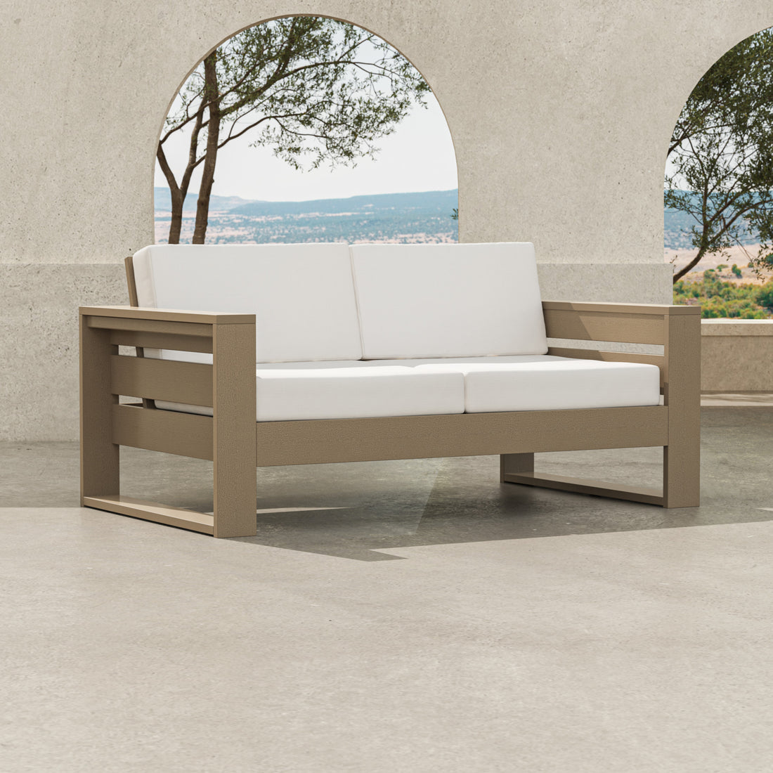 POLYWOOD Latitude Loveseat lifestyle