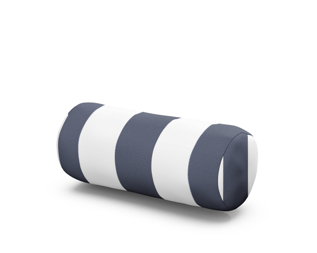 POLYWOOD Outdoor Bolster Pillow in Montdor Navy