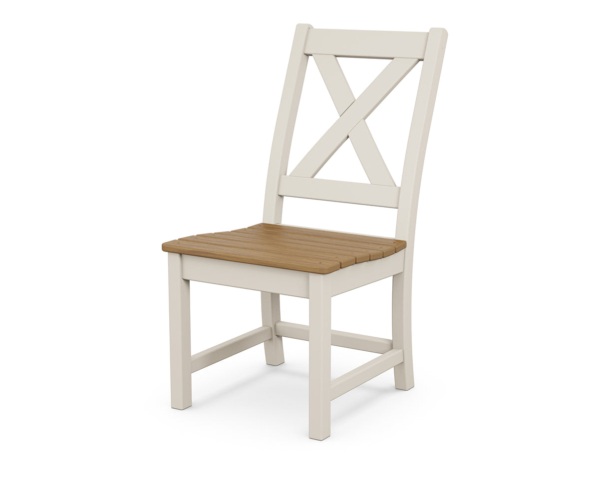 POLYWOOD Braxton Dining Side Chair in Sand / Natural