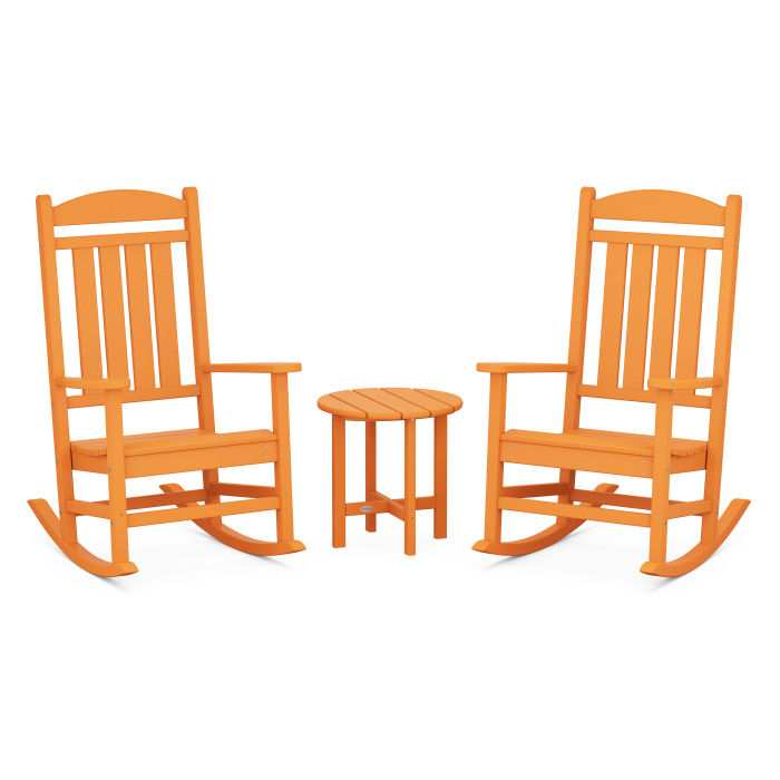 Presidential 3-Piece Rocker Set with Round Side Table