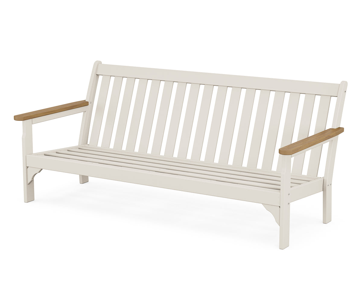 POLYWOOD Vineyard Sofa Frame in Sand / Natural