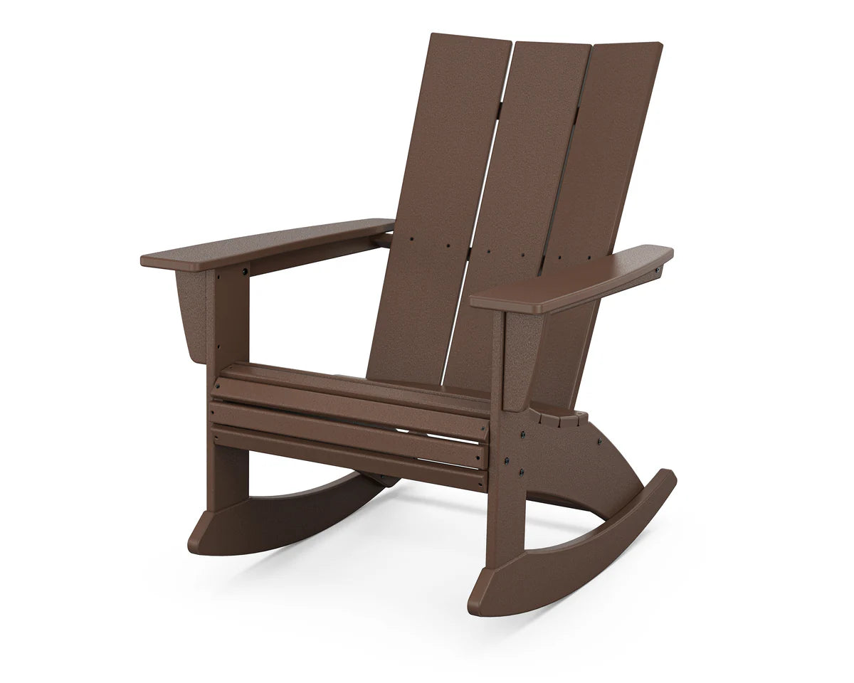 POLYWOOD Modern Curveback Adirondack Rocking Chair