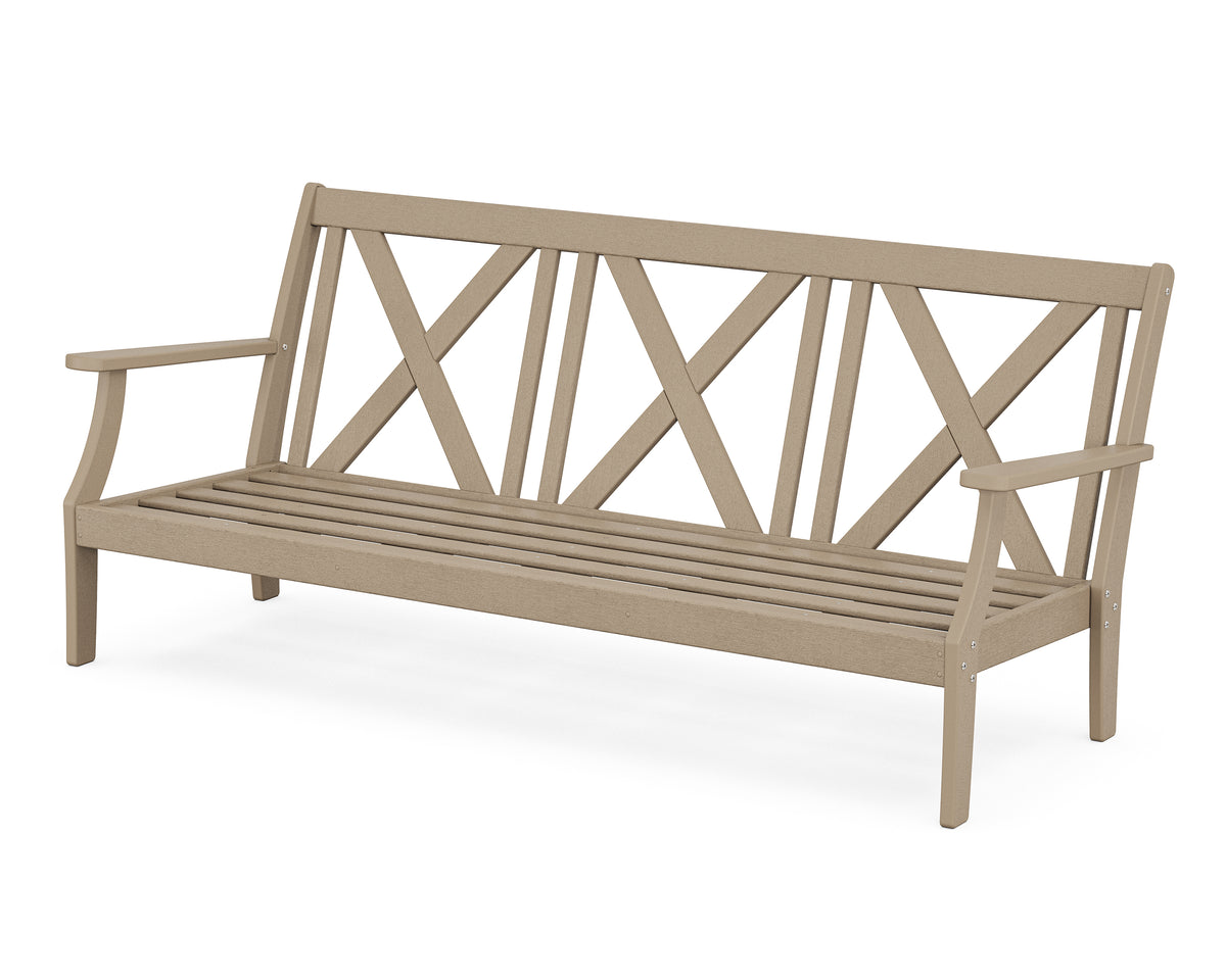POLYWOOD Braxton Deep Seating Sofa Frame in Vintage Sahara