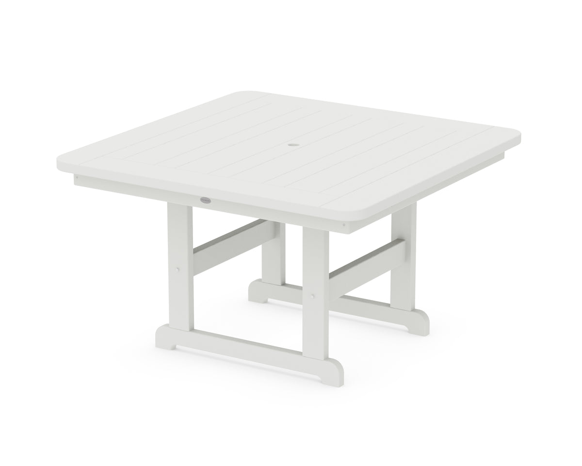 POLYWOOD Park 48" Square Table in Vintage White
