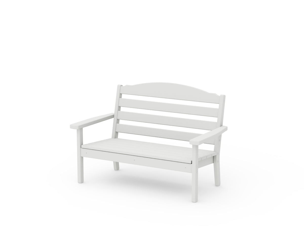 POLYWOOD Savannah Kids Bench in Vintage White