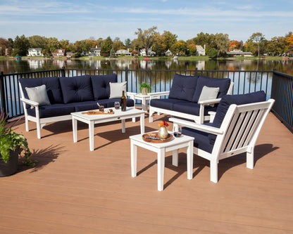 POLYWOOD Vineyard 6-Piece Deep Seating Set in an outdoor setting