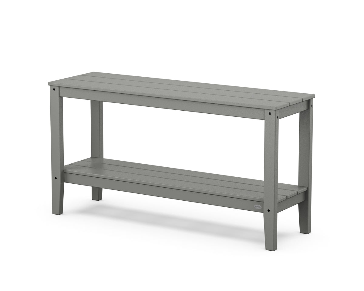 POLYWOOD Newport 55" Console Table in Slate Grey