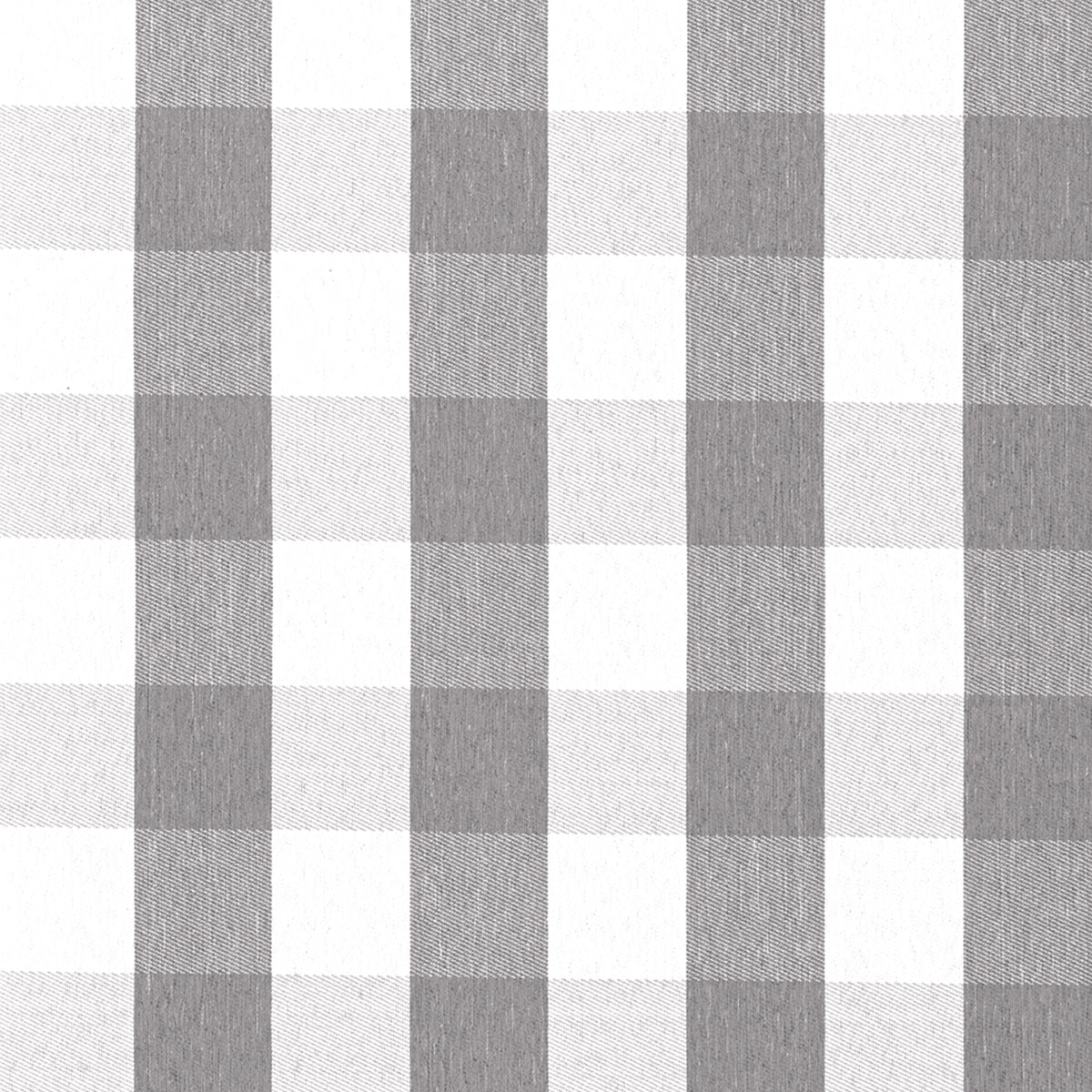 POLYWOOD Ateeva™ 17" x 17" Outdoor Seat Cushion by POLYWOOD® in Buffalo Plaid Grey Mist
