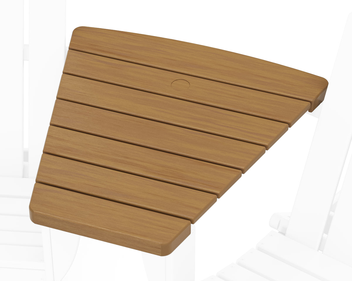 POLYWOOD Classic Series Angled Adirondack Connecting Table in Natural