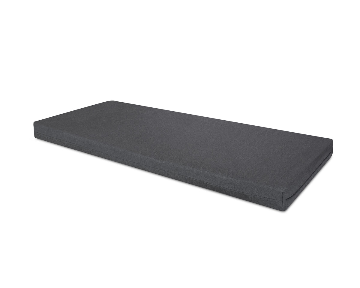 POLYWOOD Bench Seat Cushion - 17.25"D x 44.5"W x 2.5"H in Spectrum Carbon