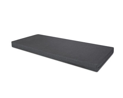 POLYWOOD Bench Seat Cushion - 18.5"D x 43.5"W x 2.5"H in Spectrum Carbon
