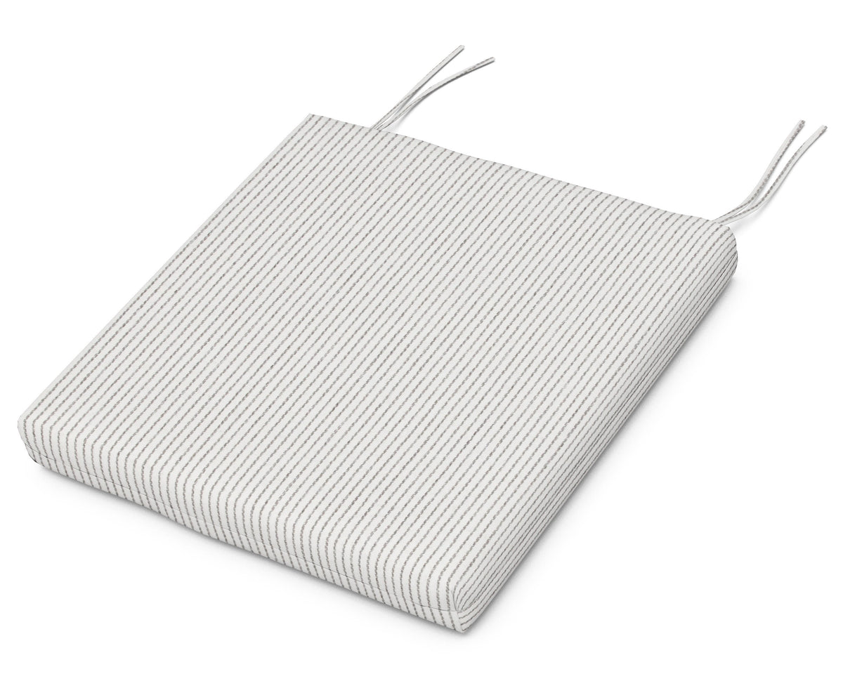 POLYWOOD Standard Seat Cushion 17.25"D x 19.25"W x 2.5"H in Linus Metal