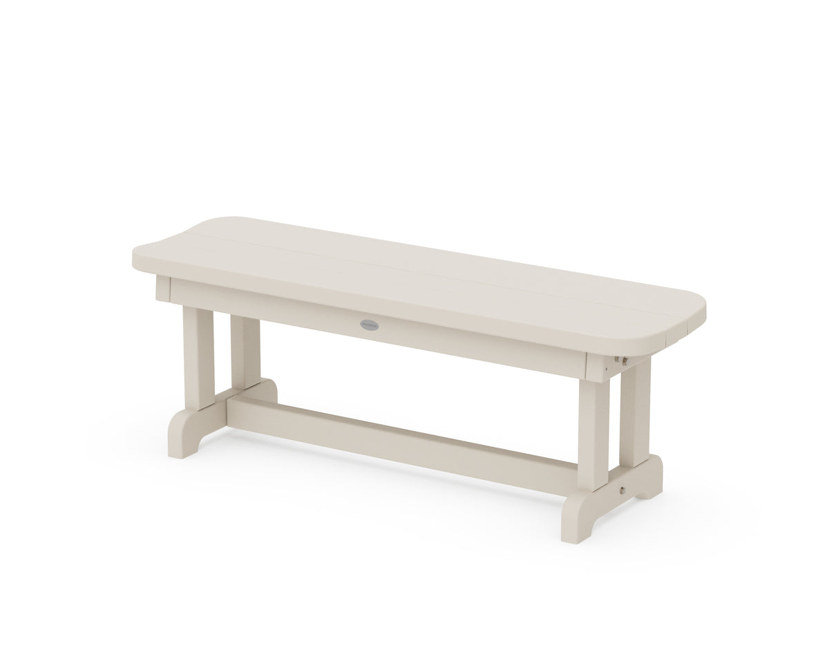 POLYWOOD Park 48" Backless Bench in Sand