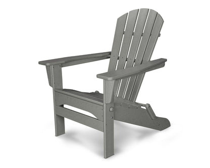 POLYWOOD Palm Coast Folding Adirondack in Slate Grey