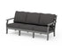 POLYWOOD Savannah Deep Seating Sofa in Slate Grey / Ash Charcoal