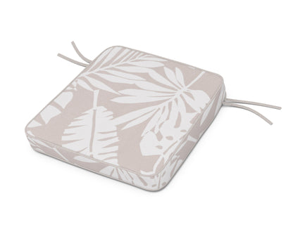 POLYWOOD Acadia Dining Arm Seat Cushion in Leaf Dune Burlap