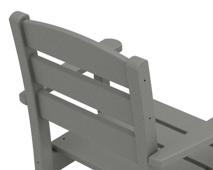 POLYWOOD Lakeside Counter Arm Chair angle view