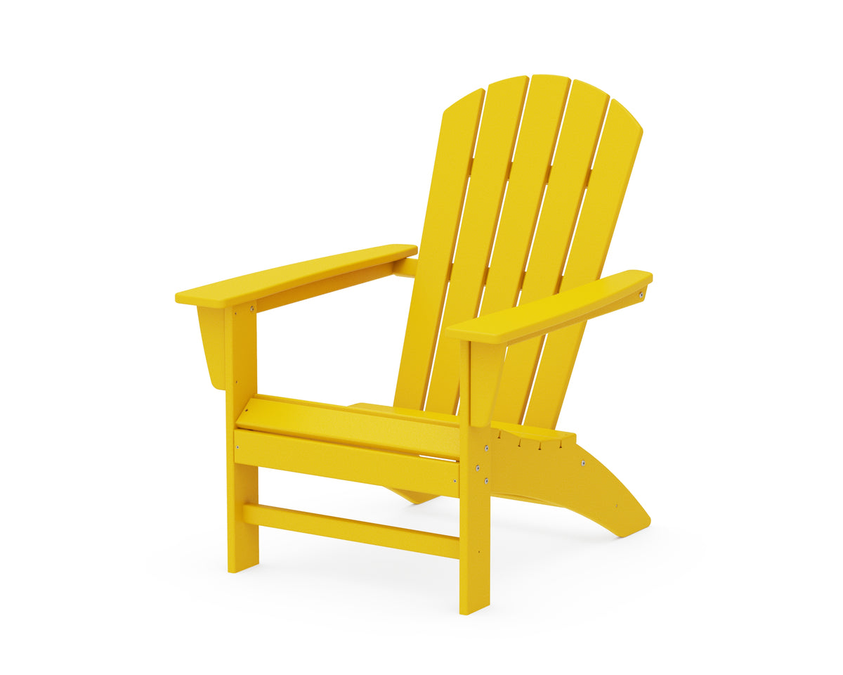 POLYWOOD Nautical Adirondack Chair in Lemon