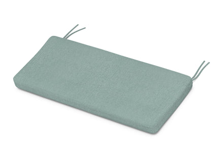 POLYWOOD Chinoiserie 48" Bench Seat Cushion in Glacier Spa