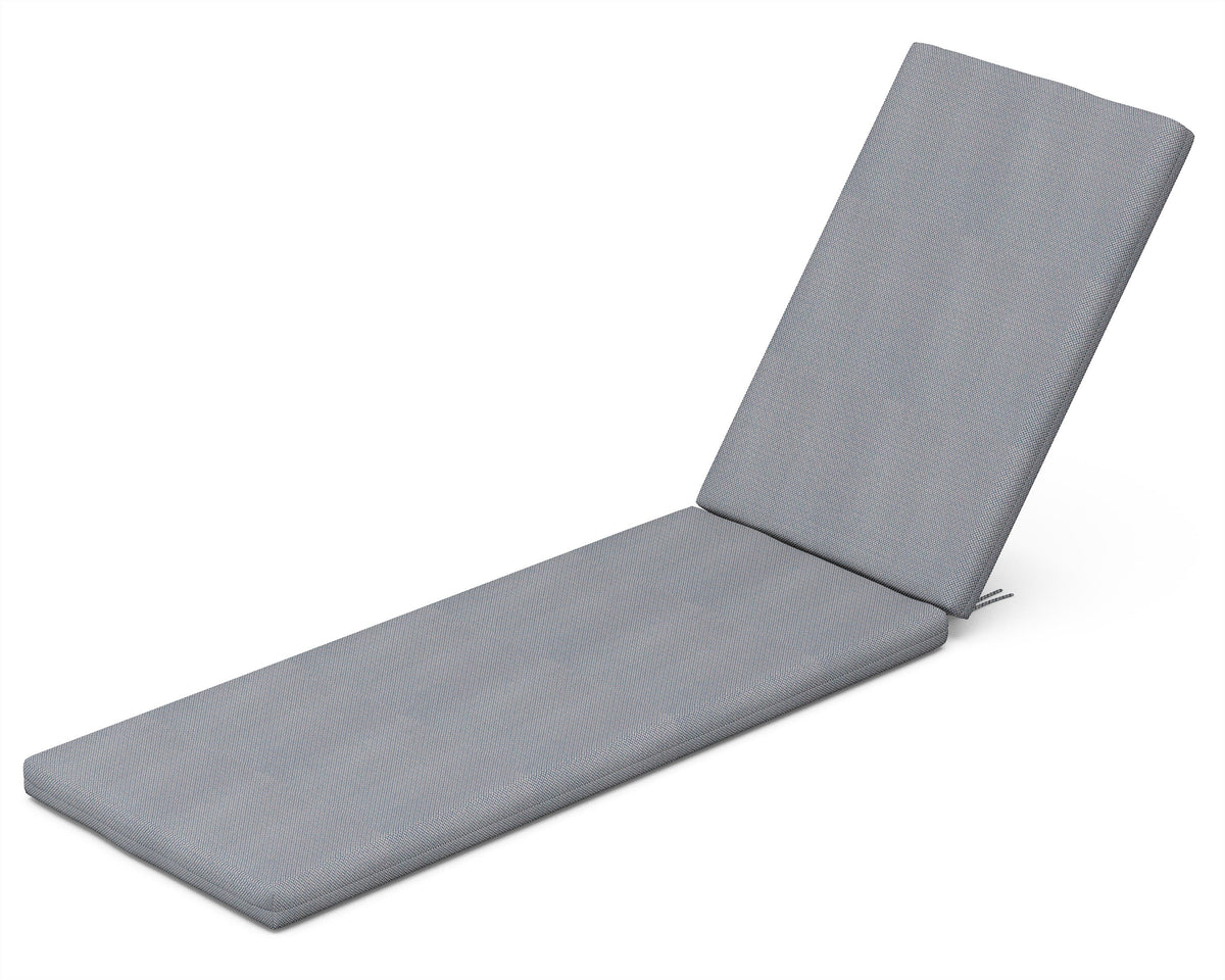 POLYWOOD Chaise Cushion in Lattice Sky Blue