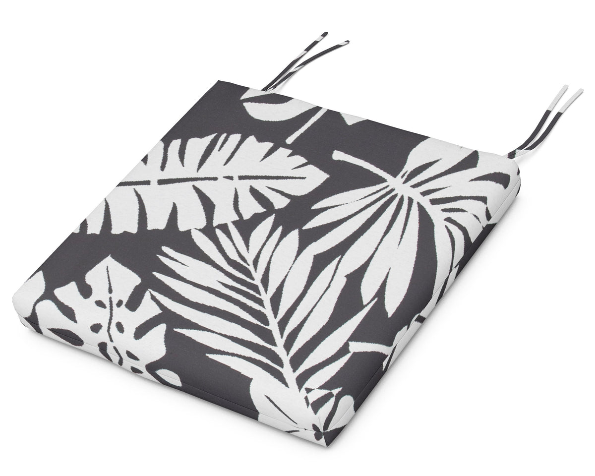 POLYWOOD Acadia Dining Arm Seat Pad in Leaf Carbon