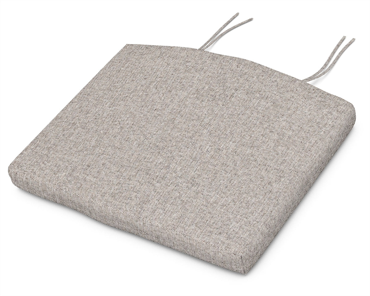 POLYWOOD Standard Seat Cushion 18.5"D x 24"W x 2.5"H in Weathered Tweed