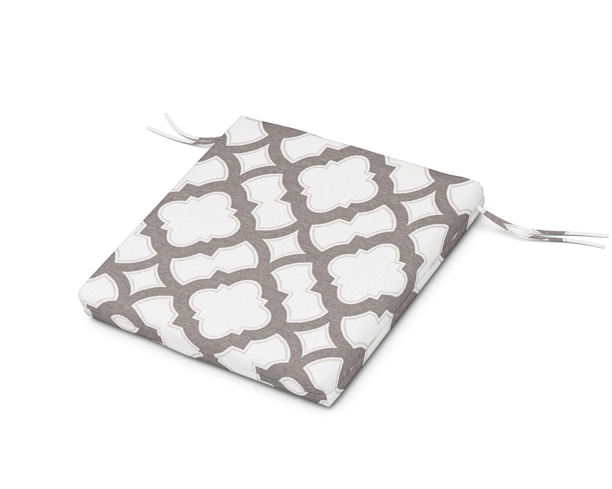 POLYWOOD AL300 Seat Pad in Trellis Grey Mist