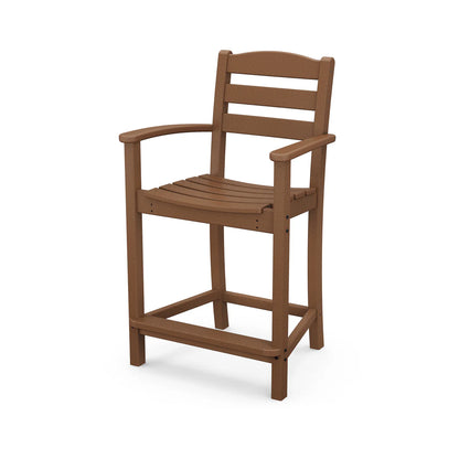 POLYWOOD La Casa Café Counter Arm Chair