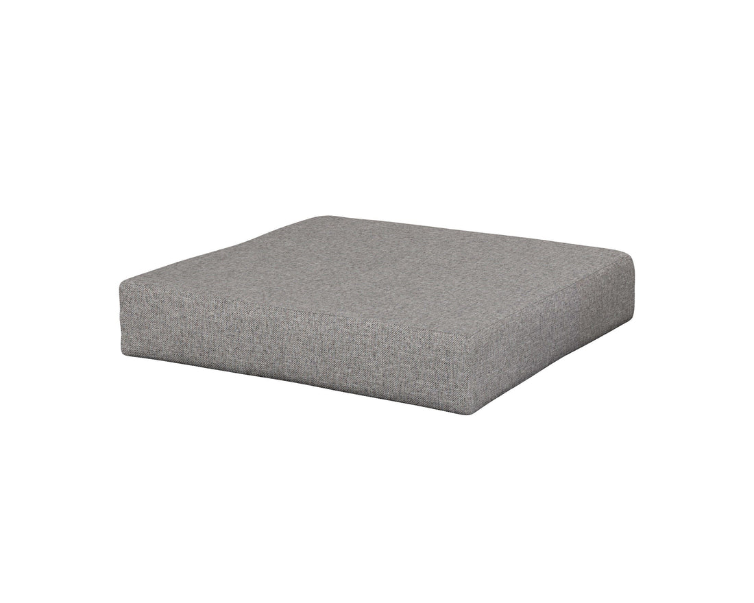 POLYWOOD Vineyard Ottoman Cushion in Grey Mist