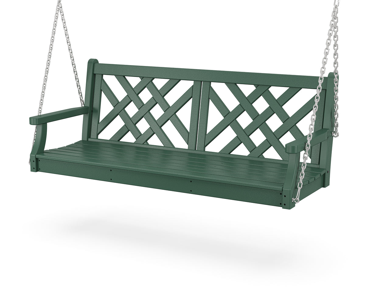 POLYWOOD Wovendale 60" Swing in Green