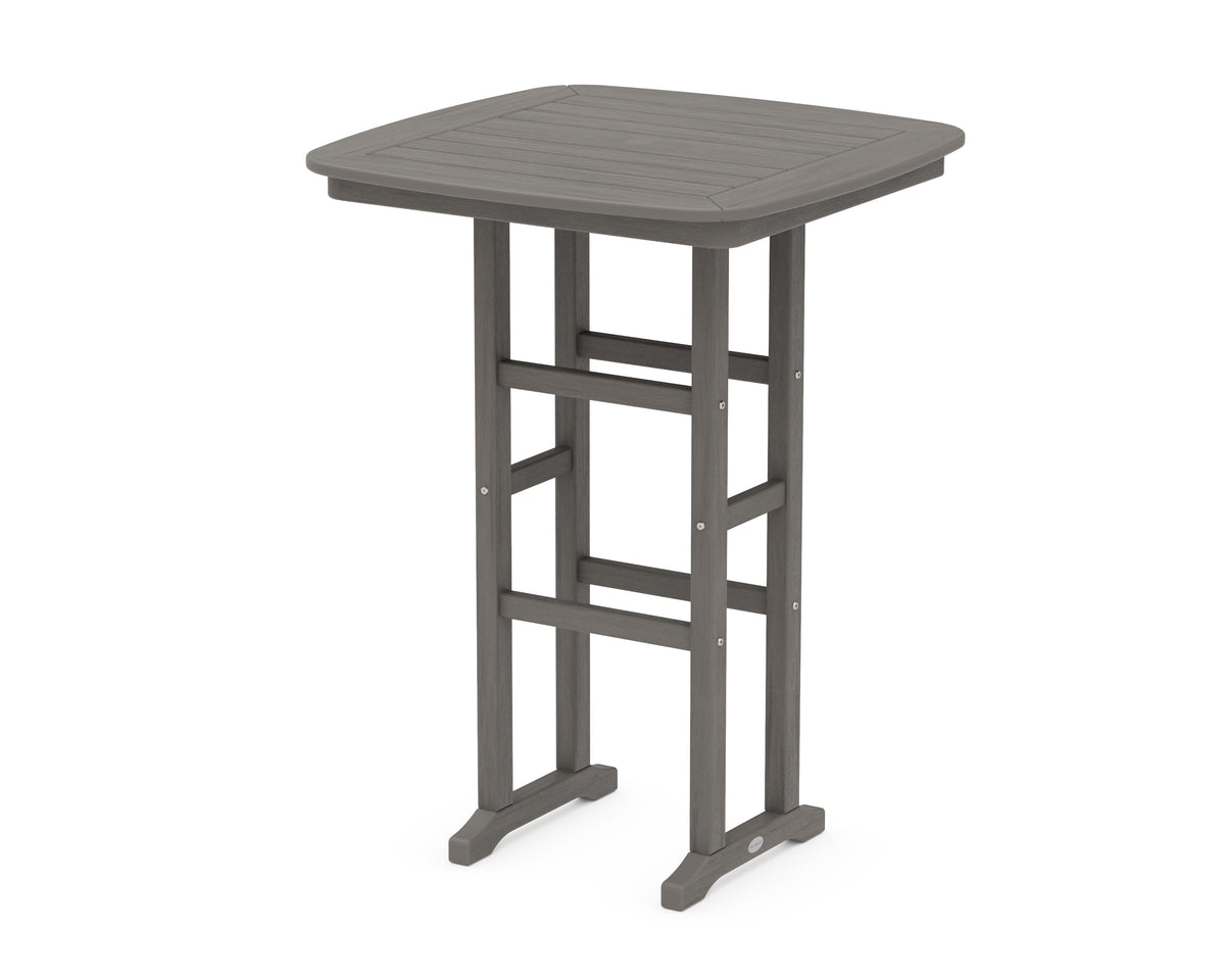 POLYWOOD Nautical 31" Bar Table in Driftwood