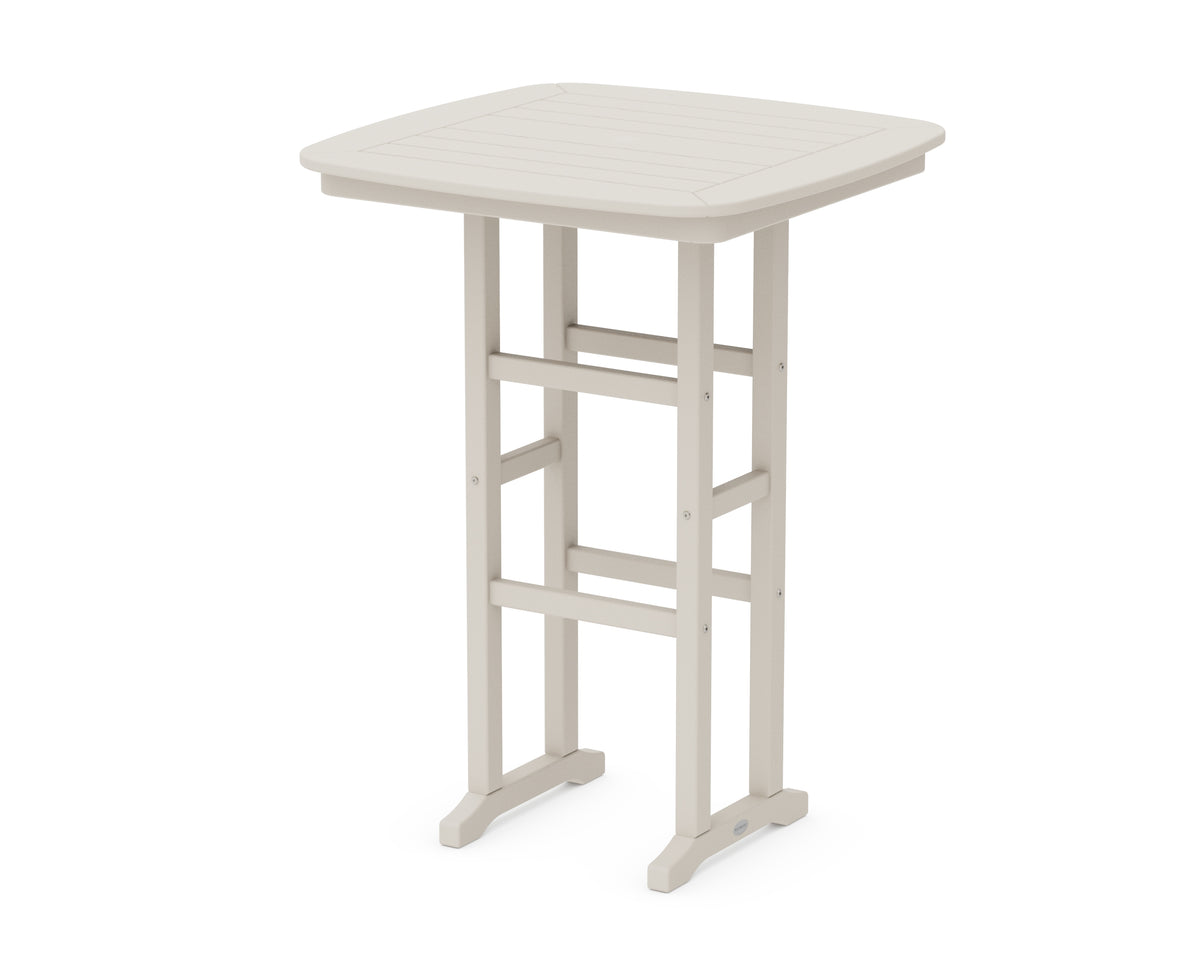 POLYWOOD Nautical 31" Bar Table in Sand