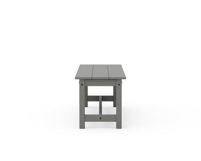 Alternate view of the POLYWOOD 60" Planter Bench in Slate Grey
