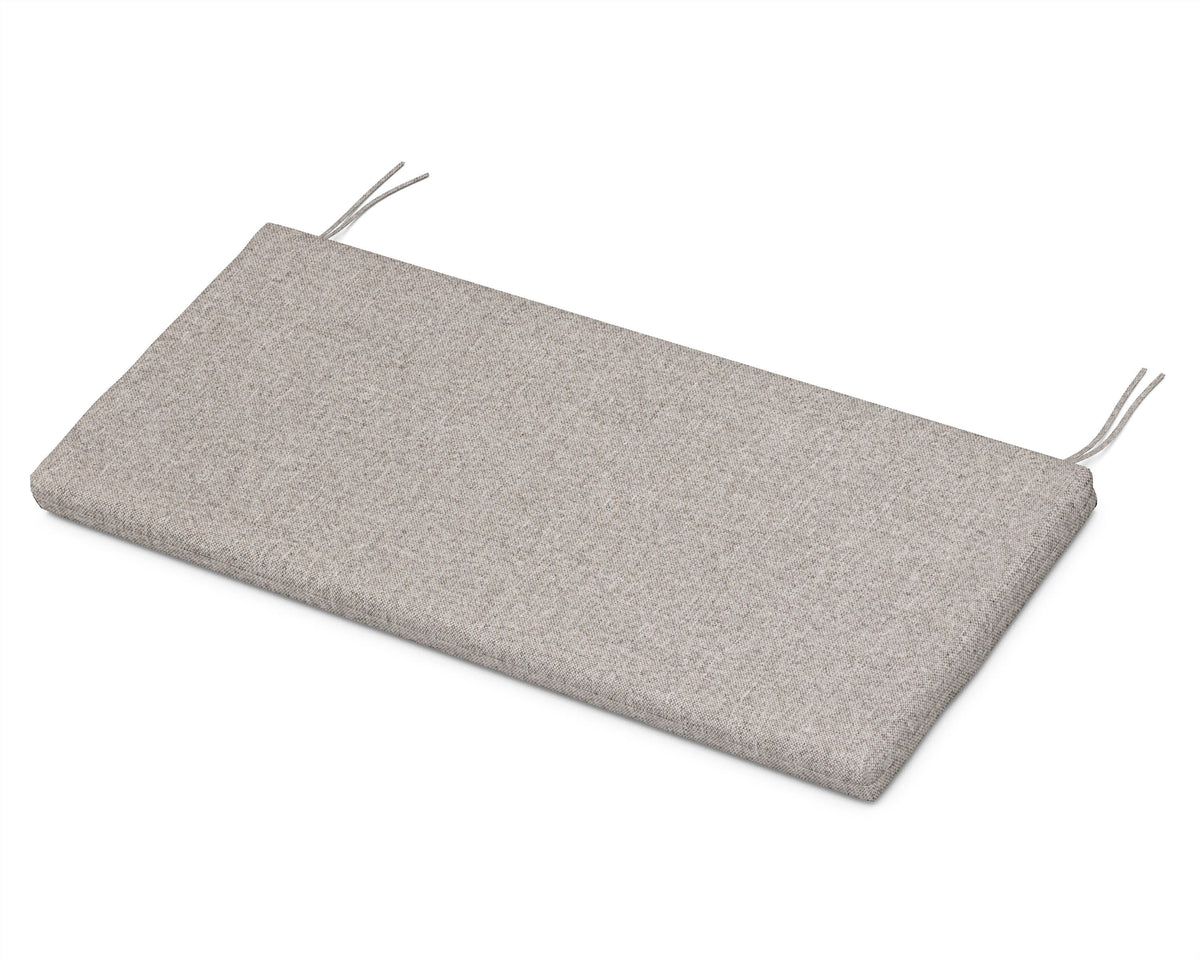 POLYWOOD 48" Bench Seat Cushion in Weathered Tweed