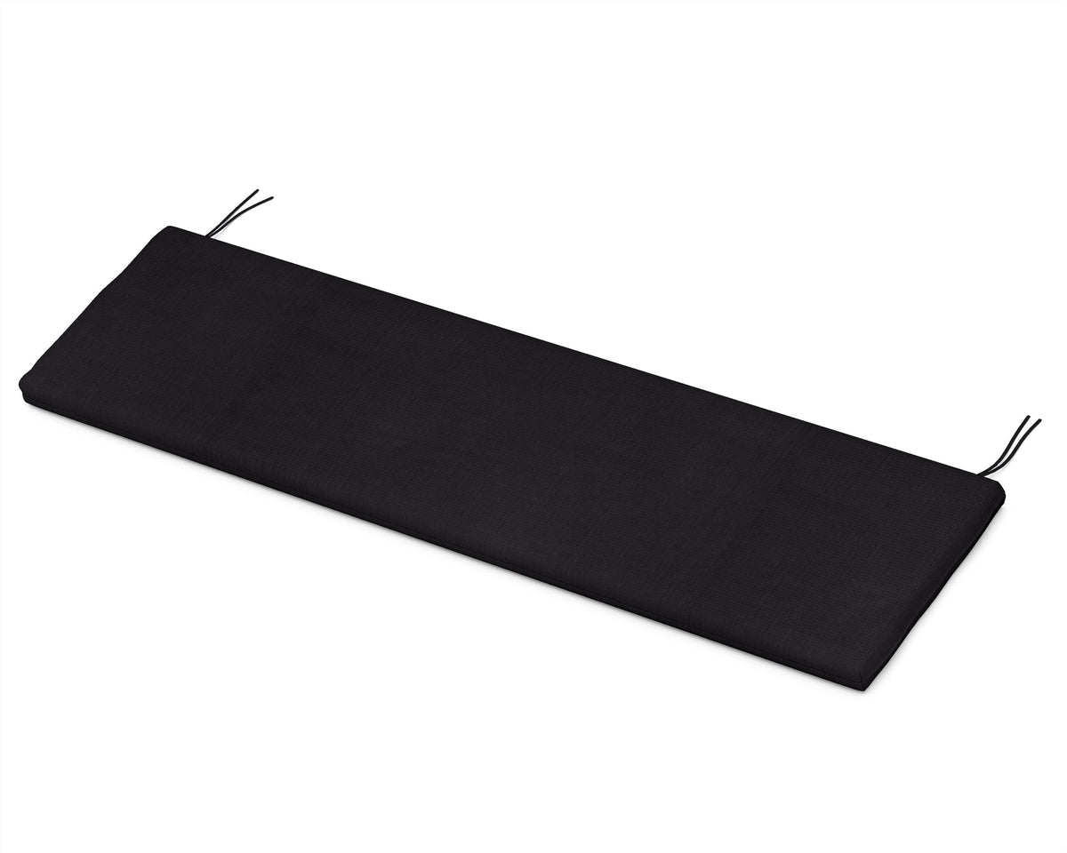 POLYWOOD Bench Seat Cushion - 17.25"D x 68.5"W x 2.5"H in Midnight Linen