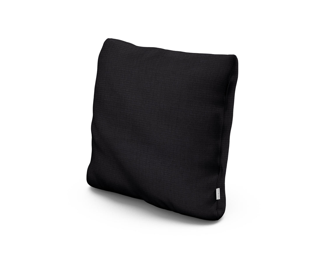 POLYWOOD 18" Outdoor Throw Pillow in Midnight Linen