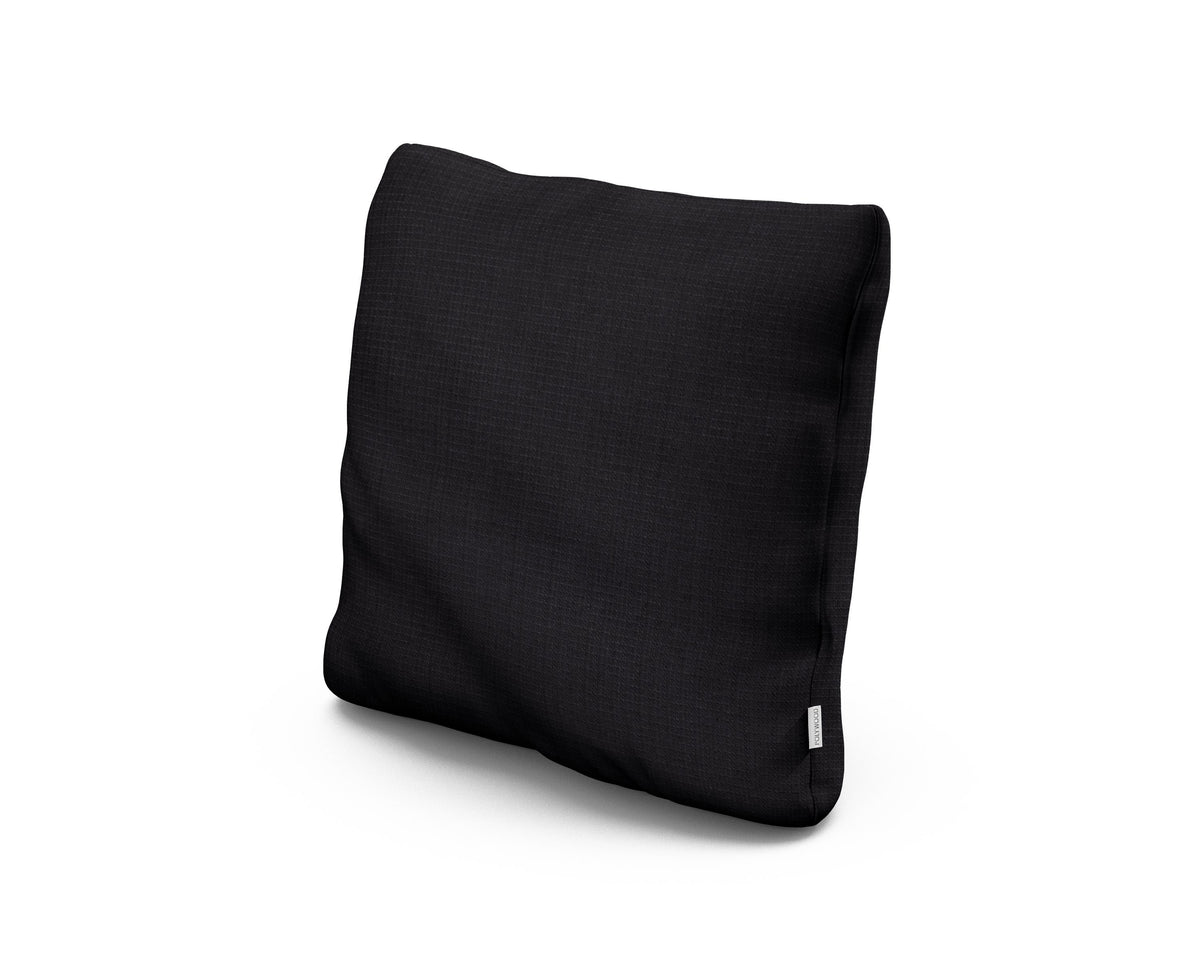 POLYWOOD 18" Outdoor Throw Pillow in Midnight Linen
