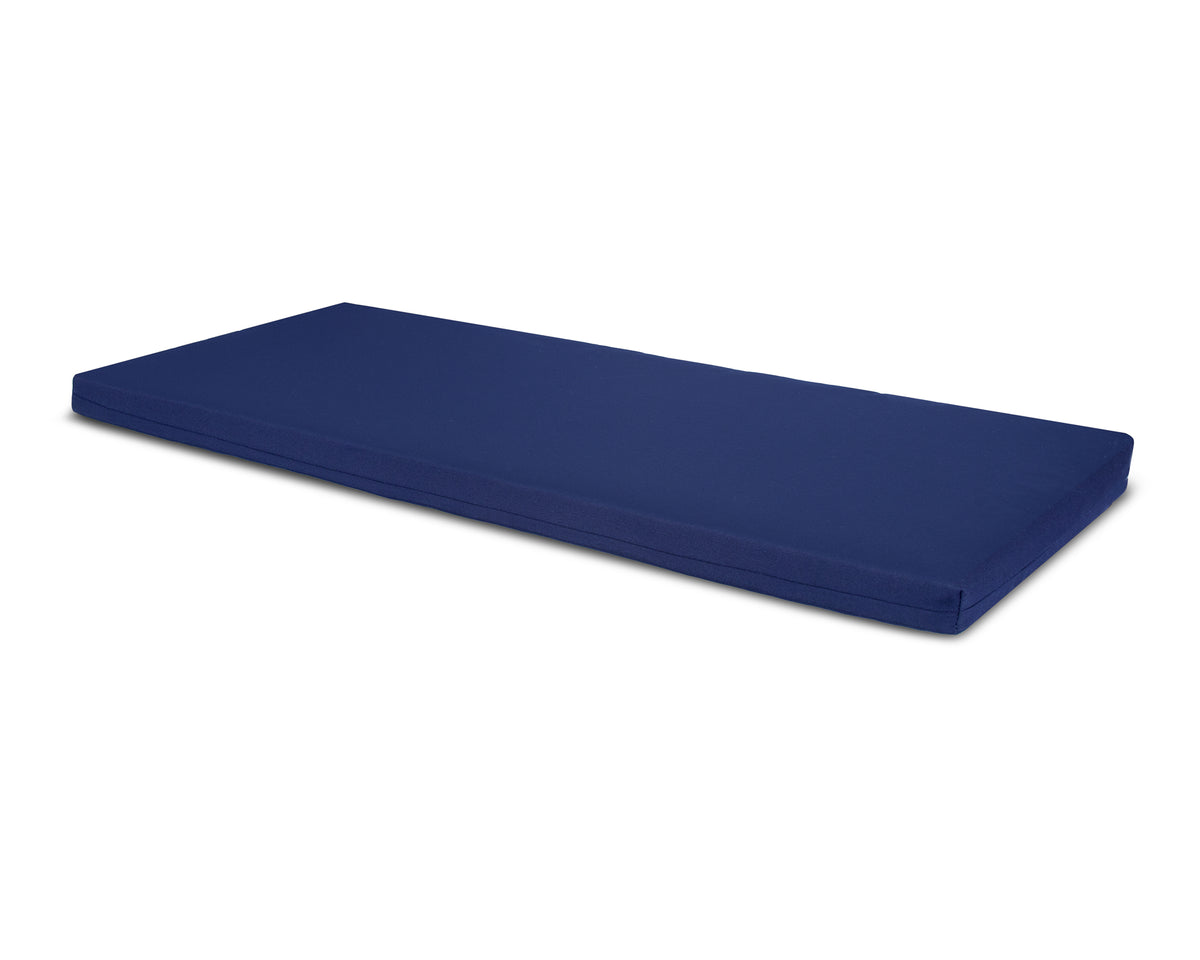 POLYWOOD Bench Seat Cushion - 17.25"D x 68.5"W x 2.5"H in Navy