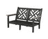 POLYWOOD Chippendale Deep Seating Loveseat Frame in Black / Driftwood
